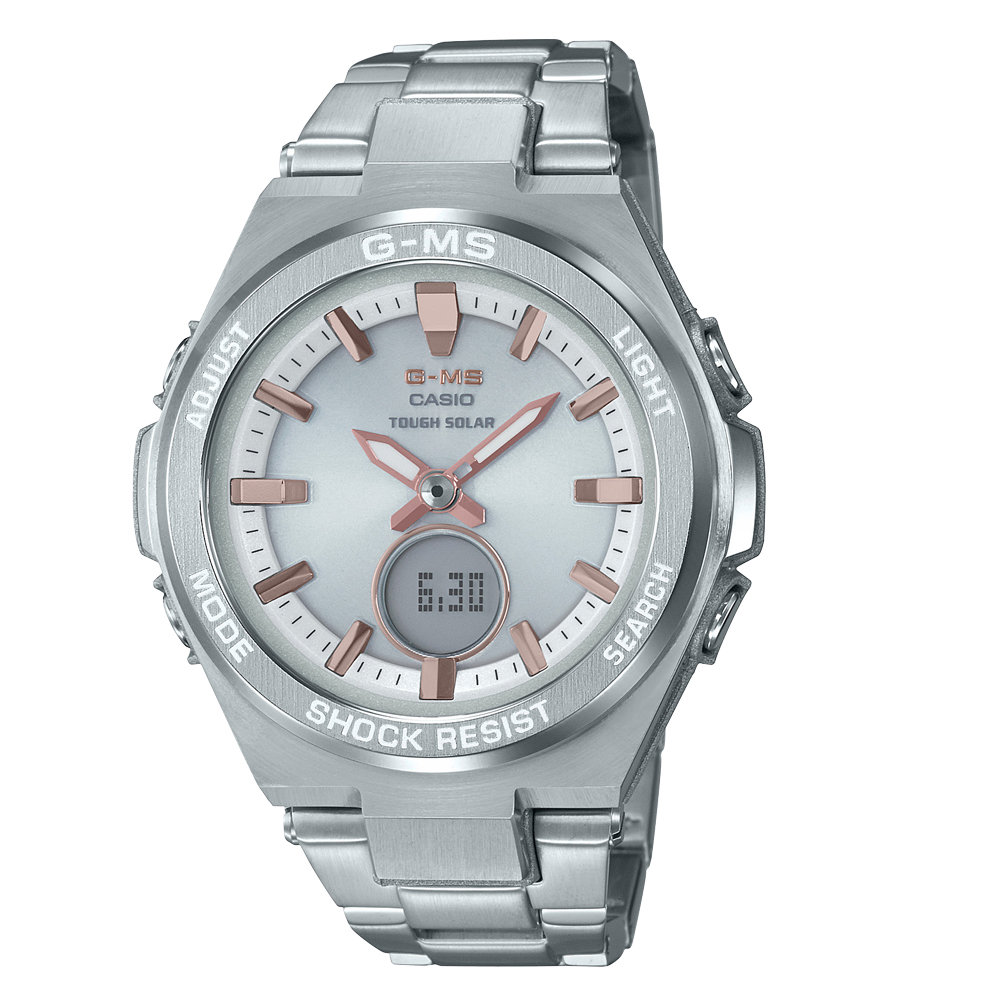 Baby-G MSGS200D-7A Silver Stainless 