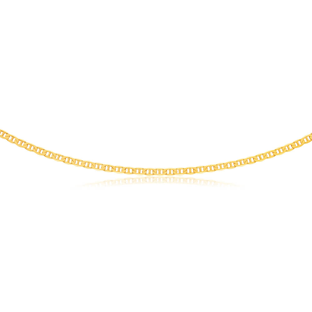 9ct Elegant Yellow Gold Anchor Chain