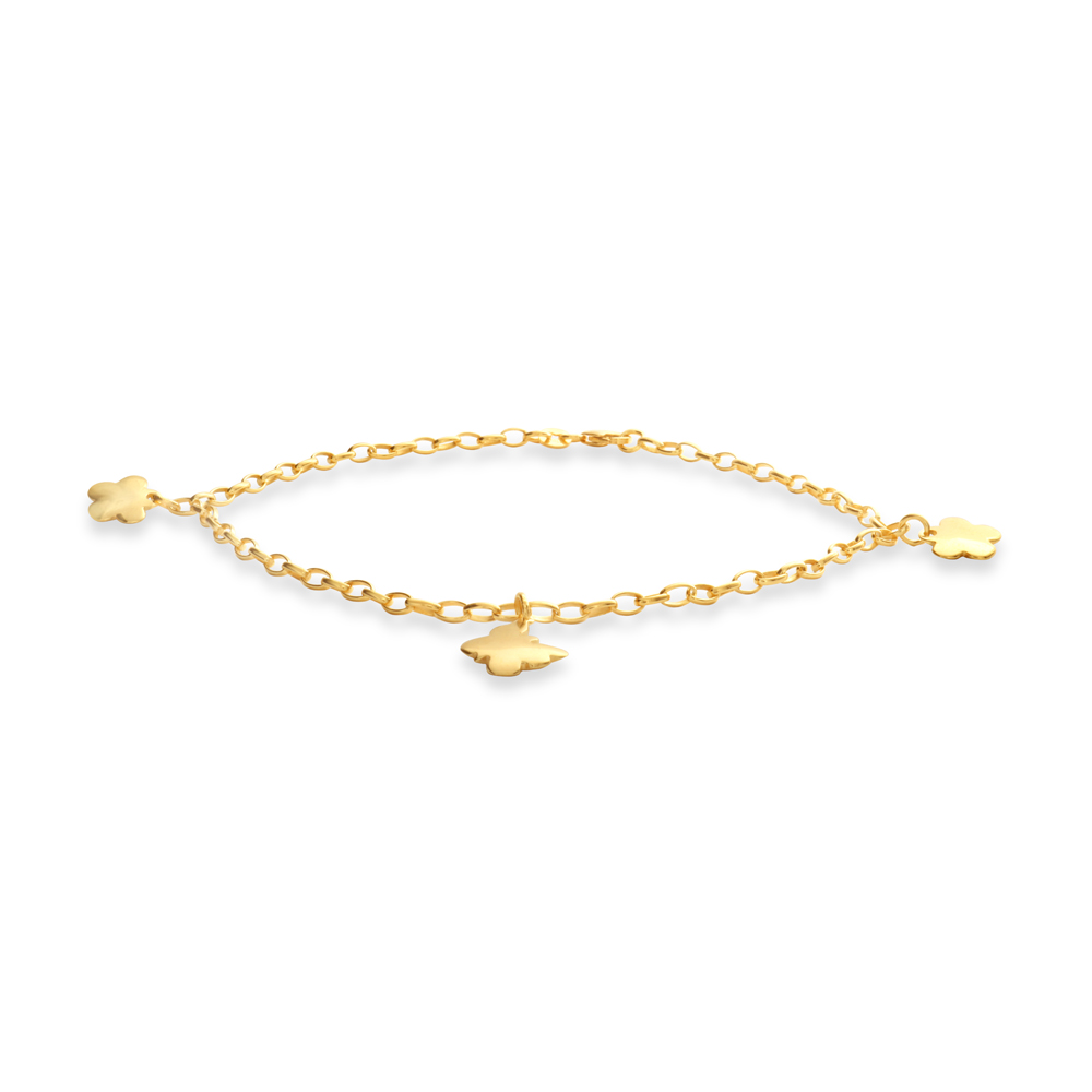 9ct Yellow Gold-Filled 27cm Anklet
