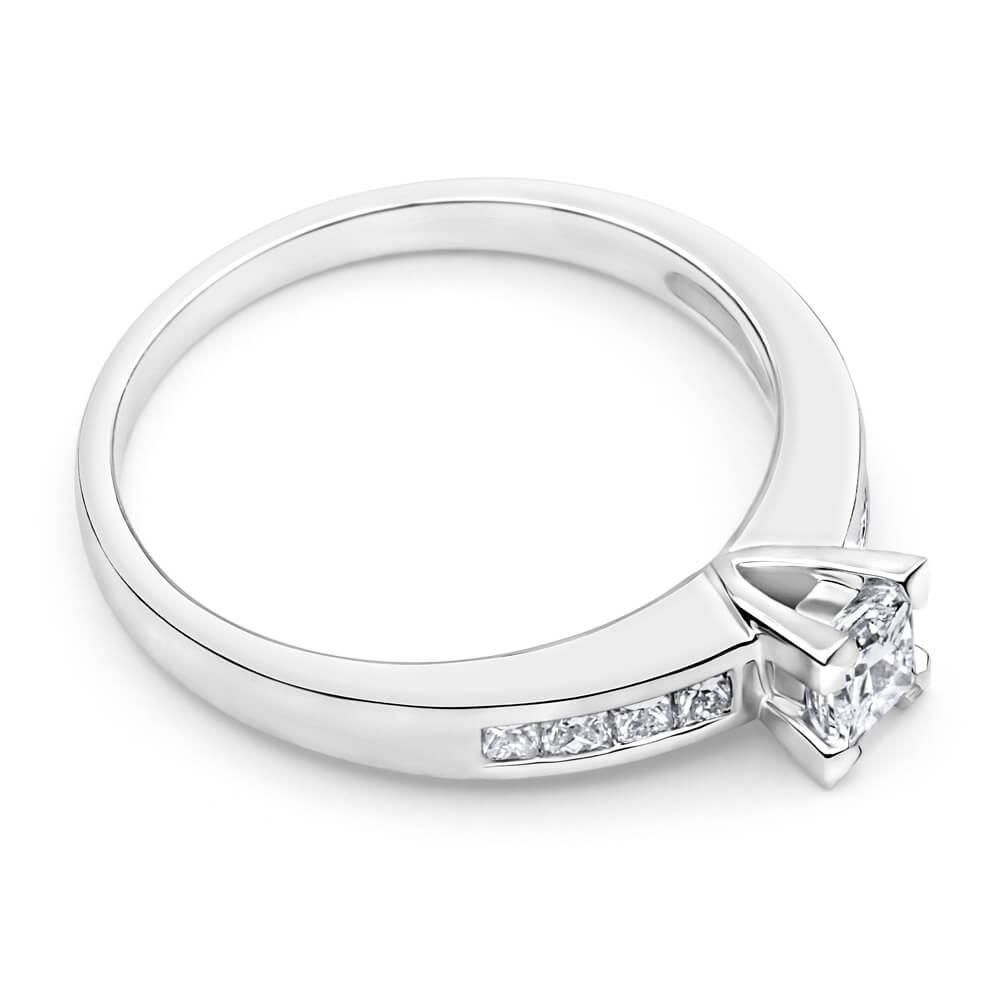 18ct White Gold 'Ariel' Ring With 0.62 Carats Of Diamonds
