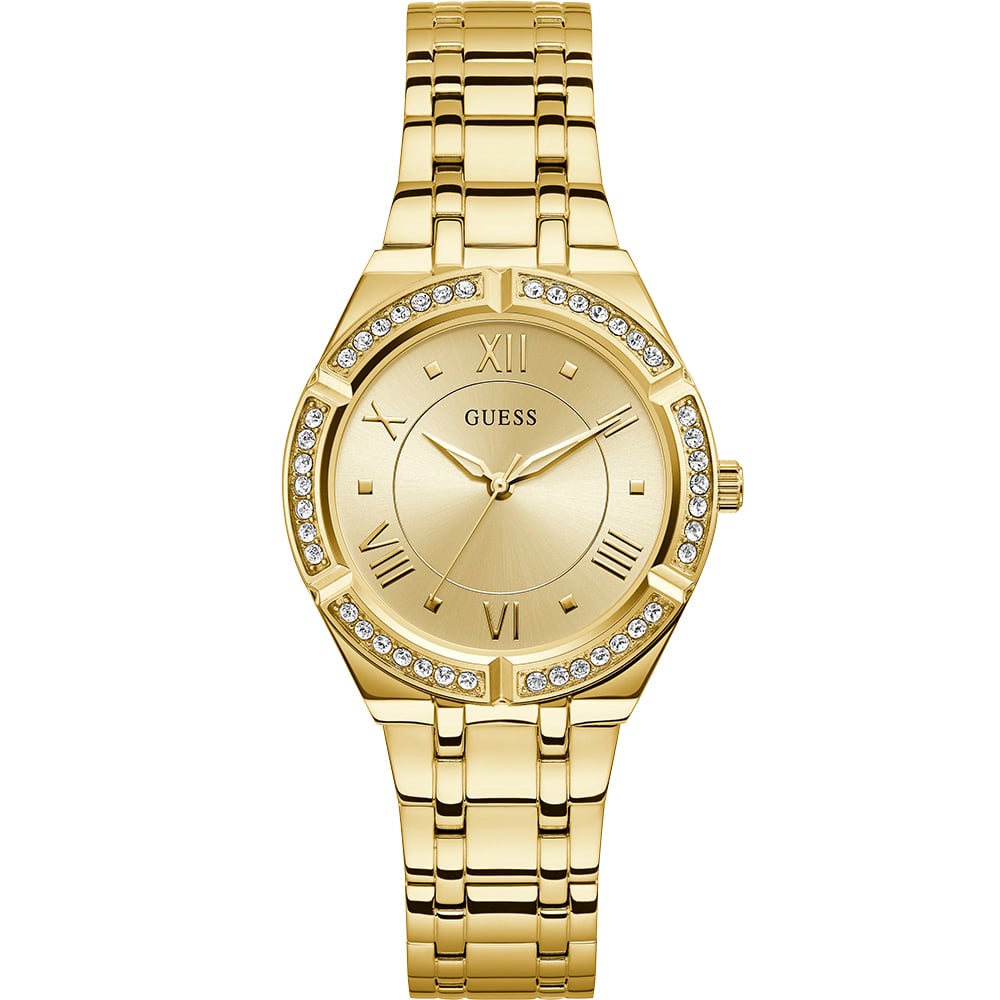 Guess Cosmo GW0033L2 Gold Tone Stone Set Womens