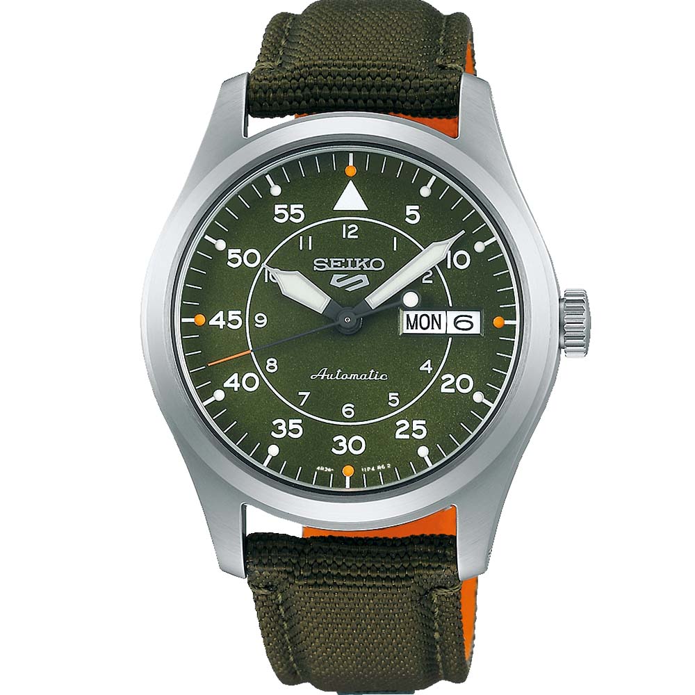 Seiko 5  SRPH29K Leather Watch