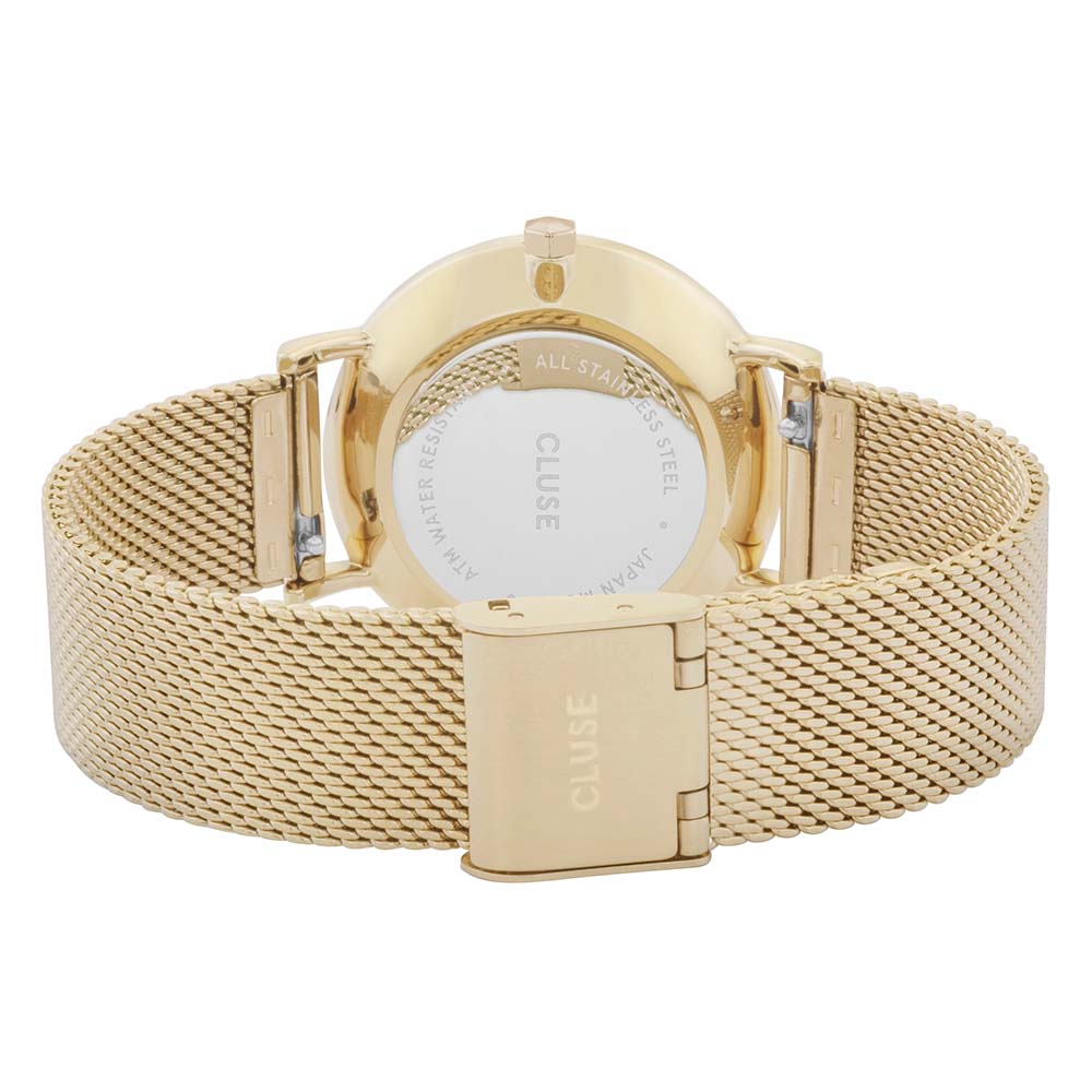 Cluse CW0101203007 Minuit Gold Tone Mesh Womens Watch