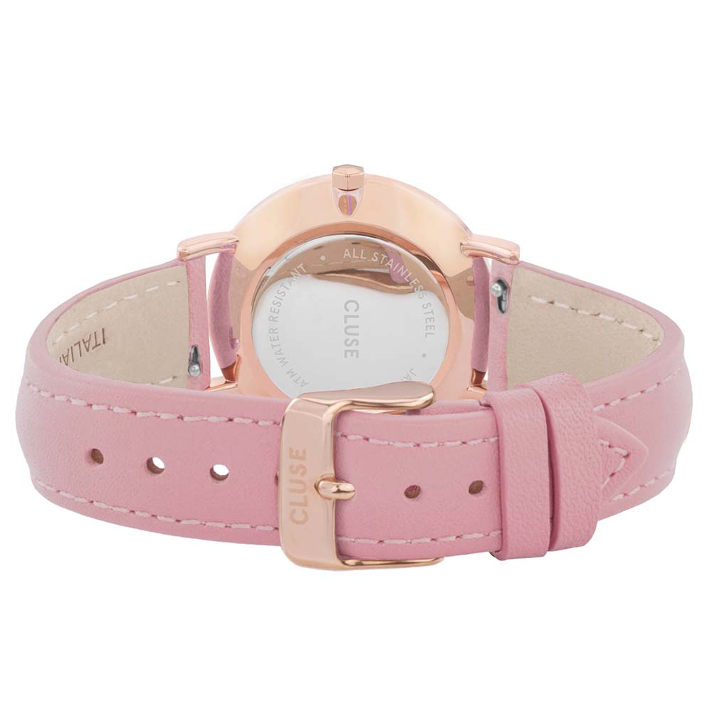 Cluse CW0101203006 Minuit Light Pink Leather Womens Watch