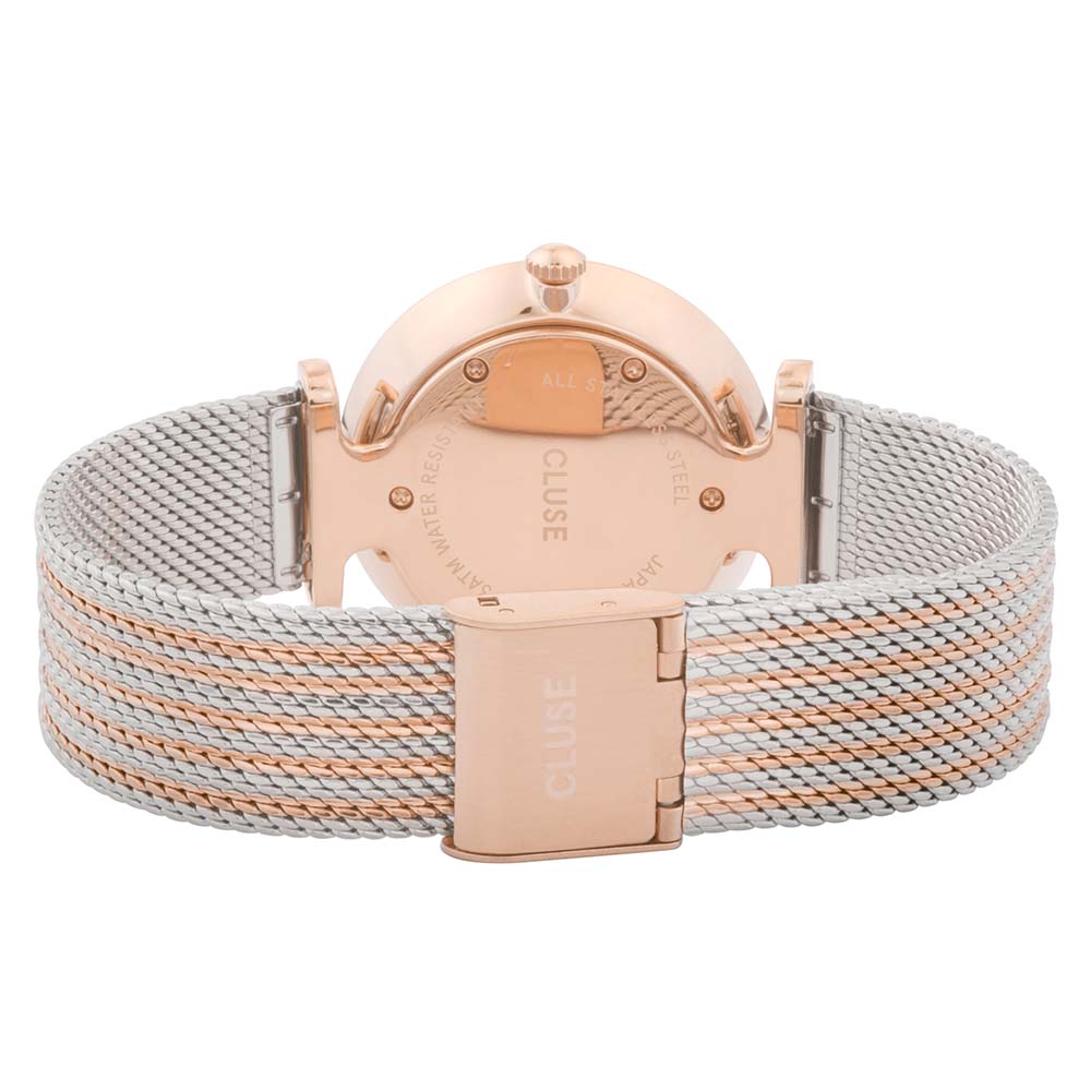 Cluse CW0101208001 Triomphe Rose and Silver Tone Mesh Womens Watch