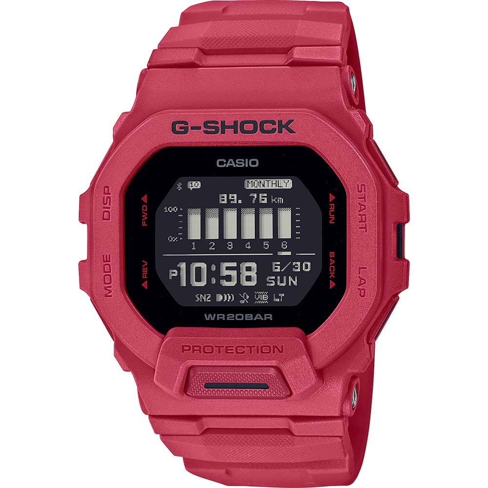 G-Shock GBD200RD-4 Burning Red Watch