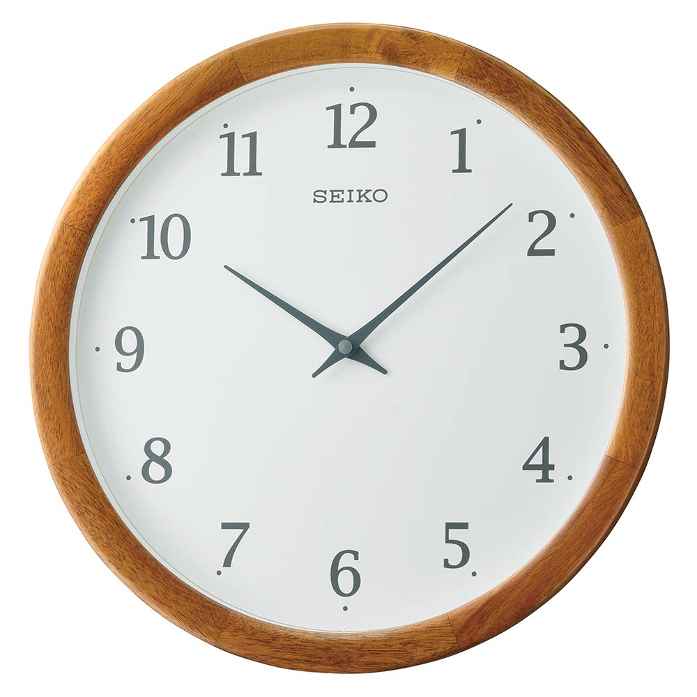 Seiko QXA763-B Wooden Wall Clock