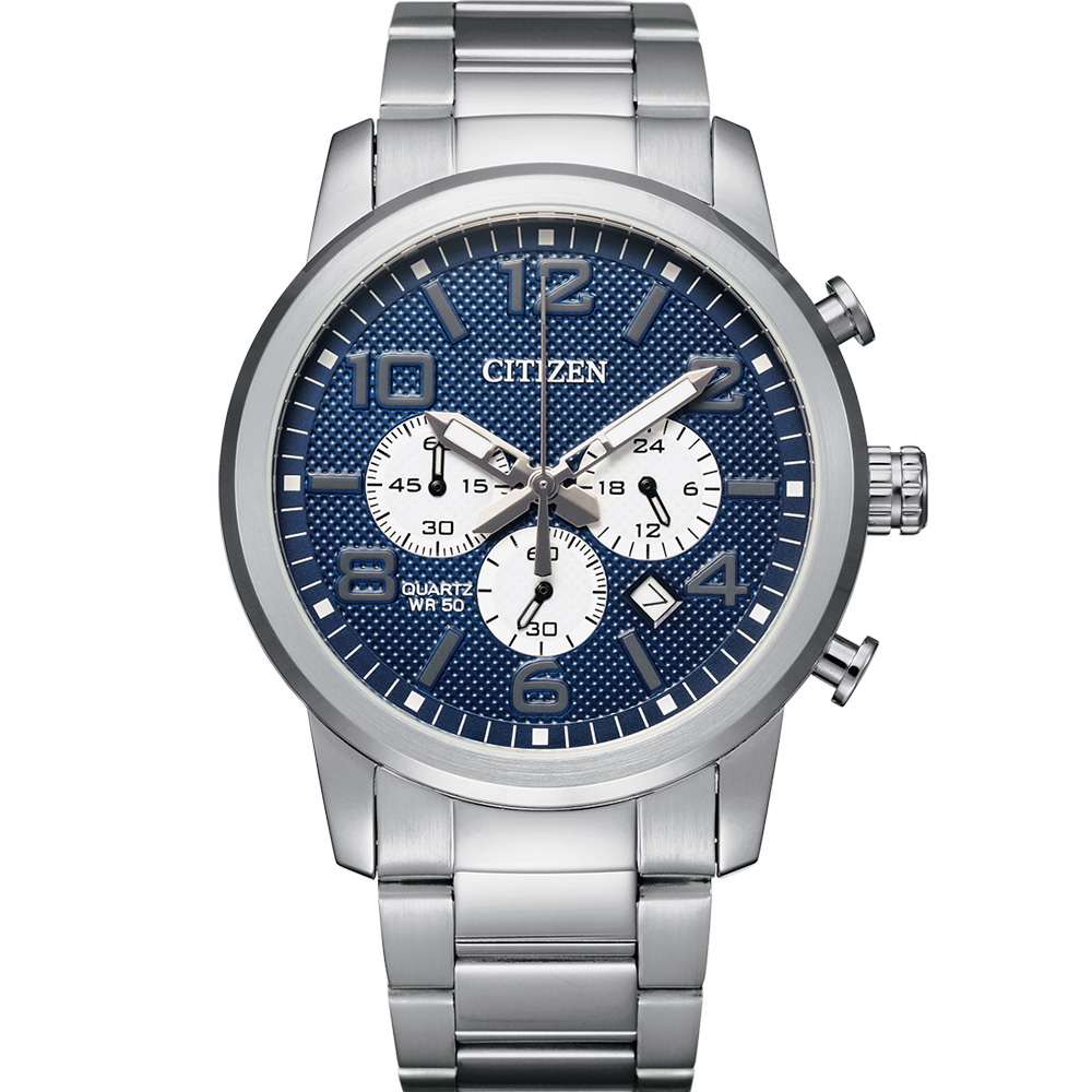 Citizen AN8050-51M Chronograph Stainless Steel 42mm