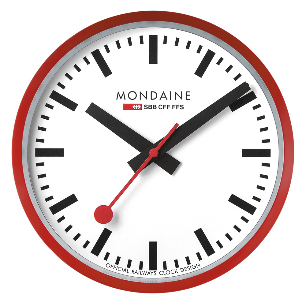 Mondaine A990CLOCK11SBC Official Railways Wall Clock