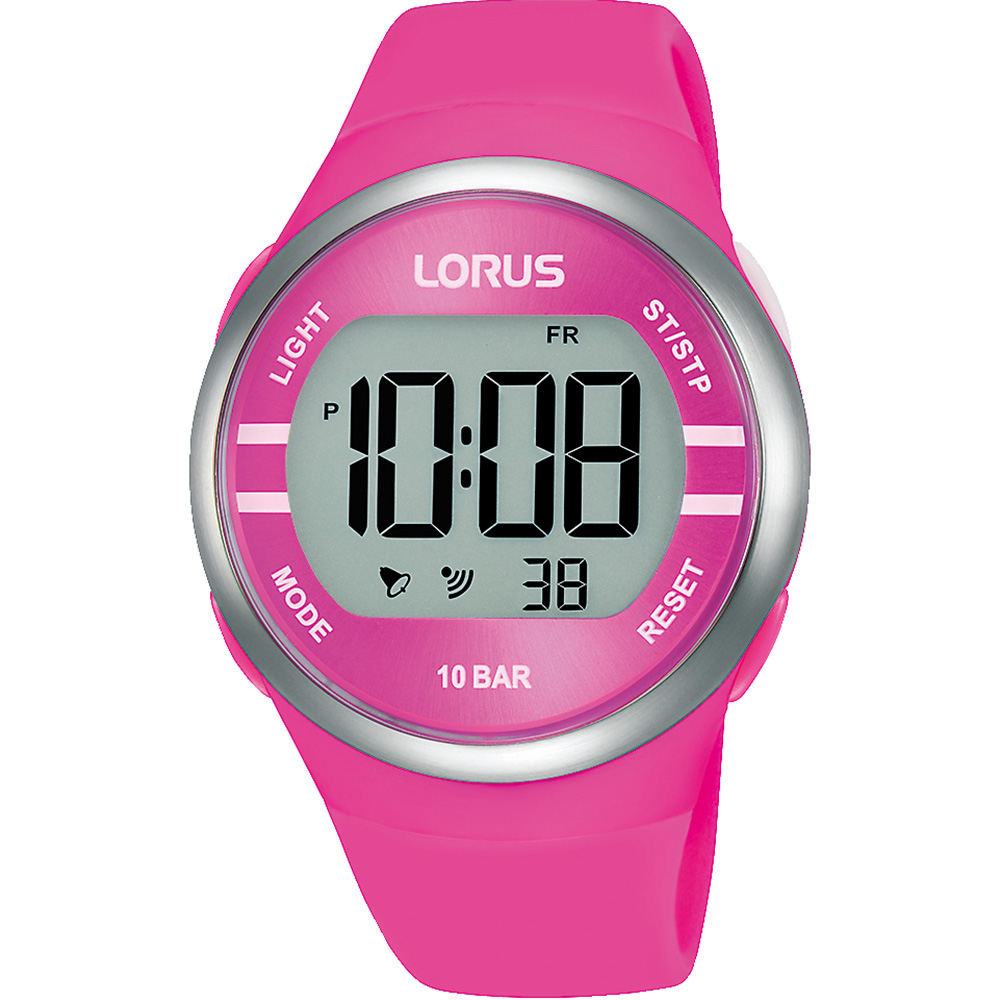 Lorus R2343NX-9 Digital Pink Womens Watch