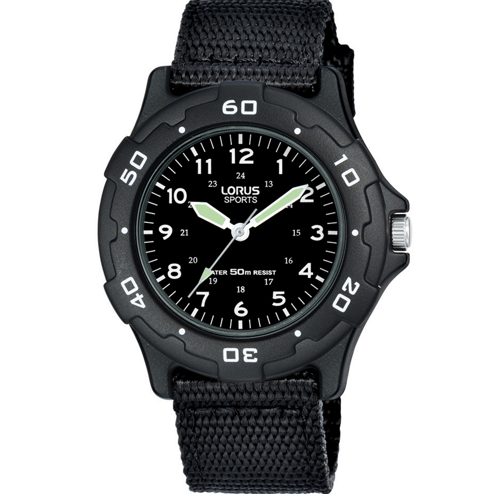 Lorus RRX89FX-9 Black Unisex Watch