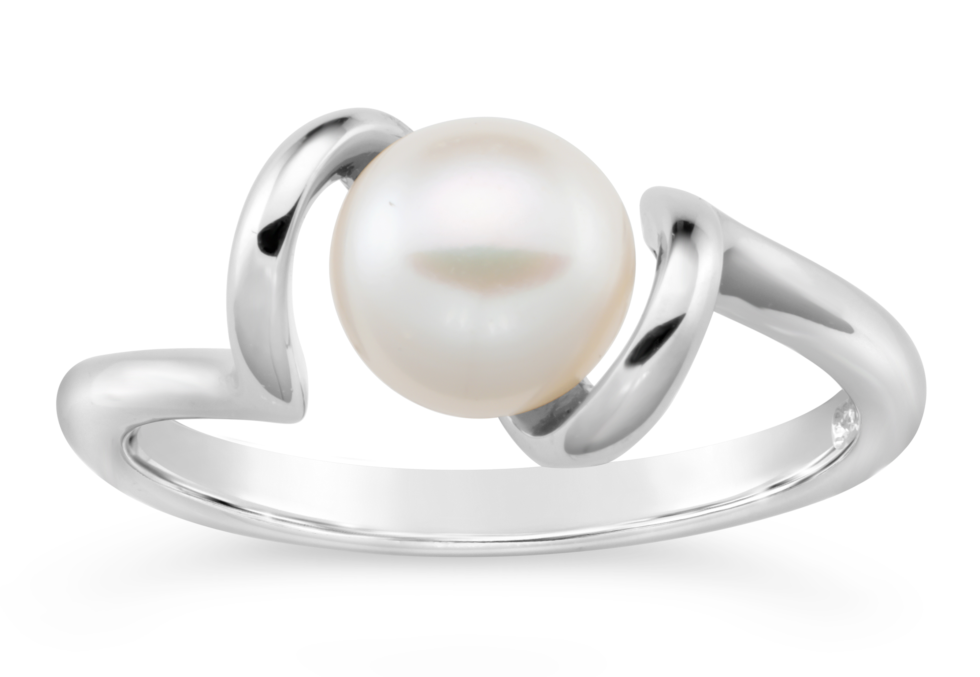 Sterling Silver Freshwater Pearl Ring (60259120) - Jewellery Watches ...