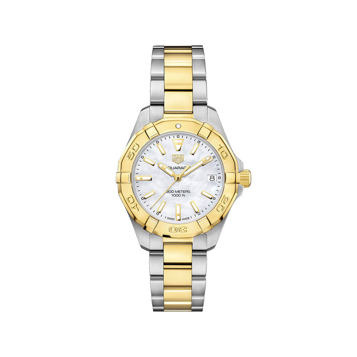 Tag Heuer Aquaracer Mother Of Pearl Dial Ladies Watch Wbd1320bb0320