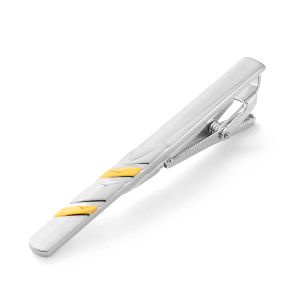Forte Stainless Steel Gold Plated Tie Clip